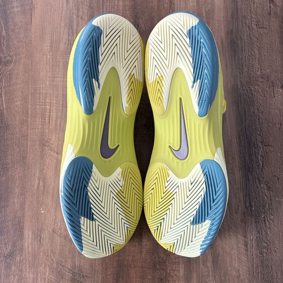 Nike Court Air Zoom Vapor 12 Premium HC Men Size 13 Tennis Shoe Volt HF7827-300 main image 6